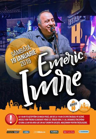 poze emeric imre in concert la beraria h