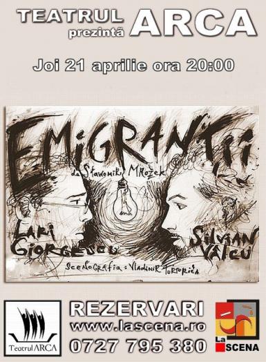 poze emigrantii in club la scena