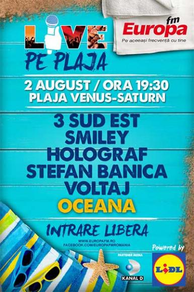 poze europa fm concert pe plaja din saturn