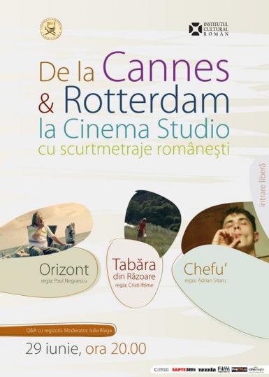 poze evenimentul de la cannes si rotterdam la cinema studio