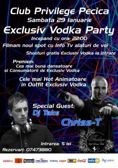 poze exclusiv vodka party privilege