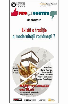 poze exista o traditie a modernitatii romanesti 