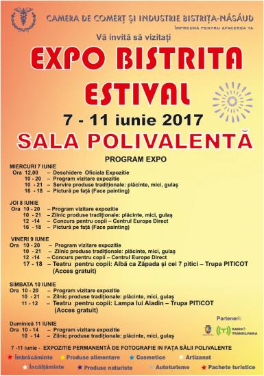poze  expo bistrita estival la sala polivalenta in perioada 7 11 iu