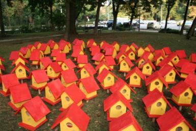 poze expozitia spatiu expandat la muzeul taranului roman