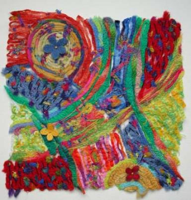 poze expozitie cu lucrari de arta textila