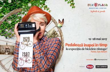 poze expozitie de biciclete vintage la sun plaza