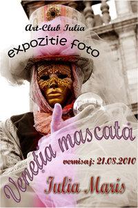 poze expozitie de fotografie venetia mascata timisoara