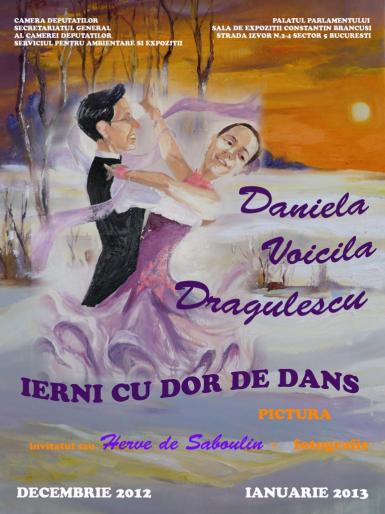 poze expozitie de pictura daniela voicila dragulescu la palatul parlamentului