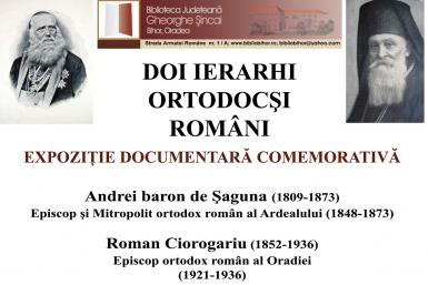 poze expozitie documentara comemorativa doi ierarhi ortodocsi romani
