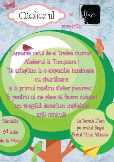 poze expozitie handmade si lansare de revista timisoara