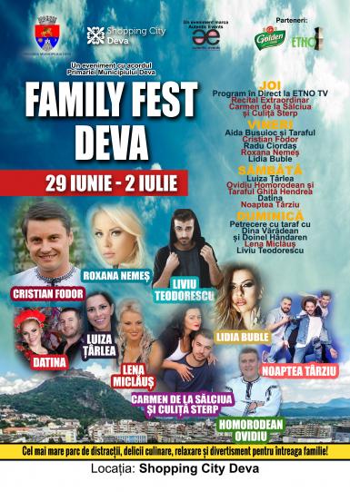 poze family fest deva