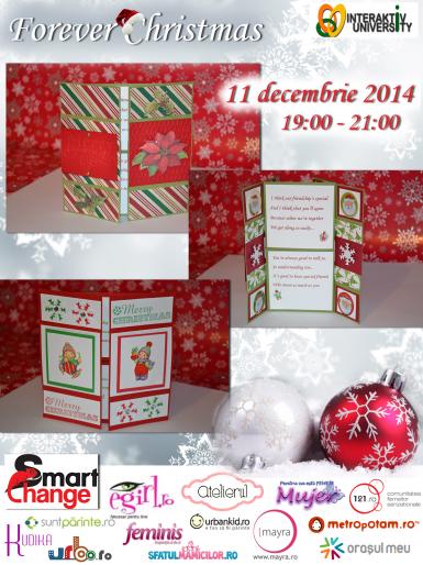 poze felicitari hand made forever christmas in 3d