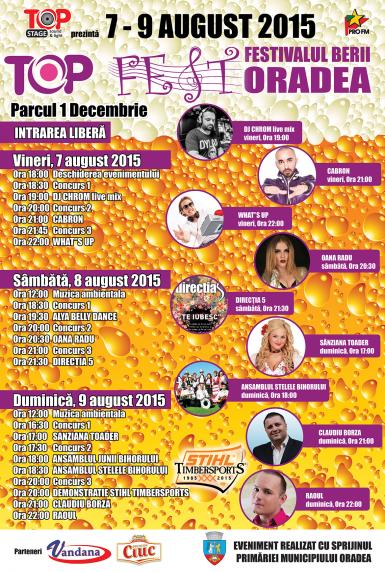 poze festivalul berii top fest in august la oradea