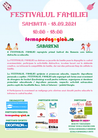 poze festivalul familiei 18 09 2021 ferma pedagogica sabareni