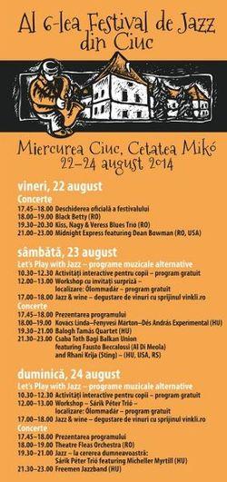 poze festivalul international de jazz din ciuc 2014