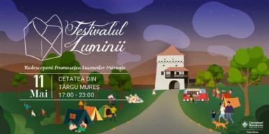 poze festivalul luminii la targu mure 