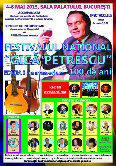 poze festivalul national gica petrescu in memoriam 100 de ani