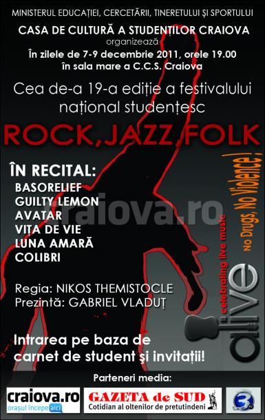 poze festivalul national studentesc rock jazz folk la craiova