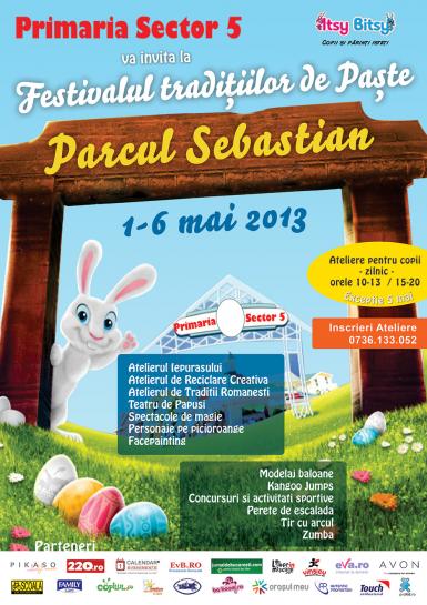 poze festivalul traditiilor de paste in parcul sebastian