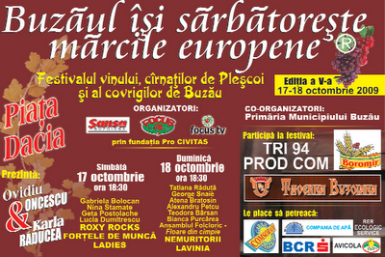 poze festivalul vinului carnatilor de plescoi si al covrigilor de buzau