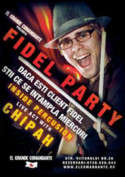 poze fidel party in el grande comandante din bucuresti