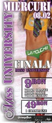 poze finala miss university la arad