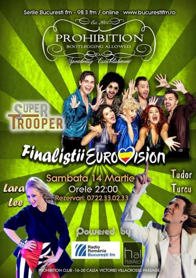 poze finalistii eurovision in prohibition club