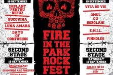 poze fire in the park rock fest