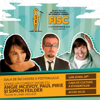 poze fisc 2014 stand up comedy cu angie mcevoy paul pirie i simon 