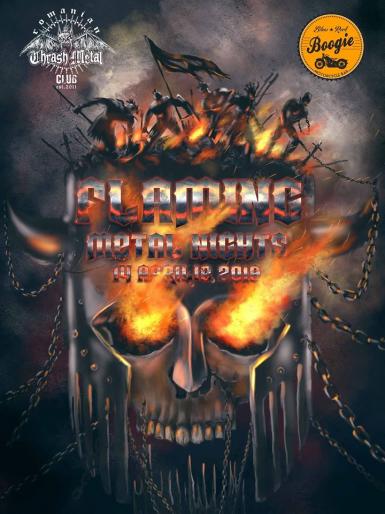 poze flaming metal nights the cover up