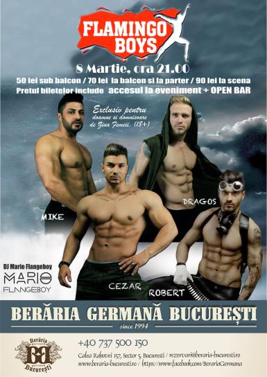 poze flamingo boys striptease show de ziua femeii
