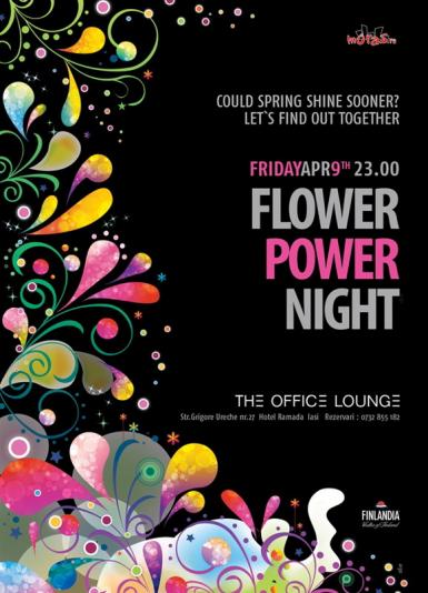 poze flower power night vineri 9 aprilie 2010 la office lounge