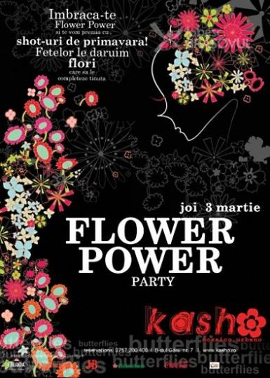 poze flower power party kasho