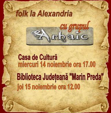 poze folk la alexandria