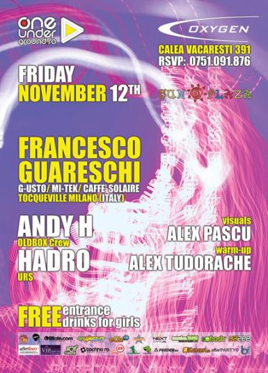 poze francesco guareschi andy h hadro in club oxygen