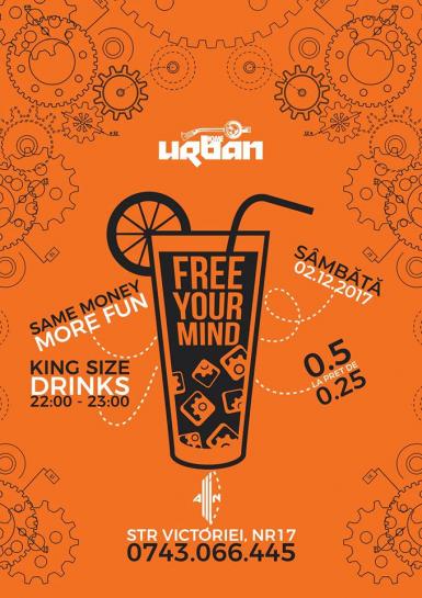 poze free your mind party king size drinks