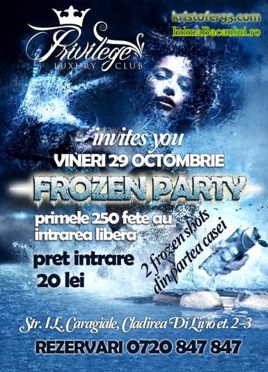 poze frozen party in club privilege