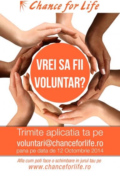 poze fundatia chance for life recruteaza voluntari 