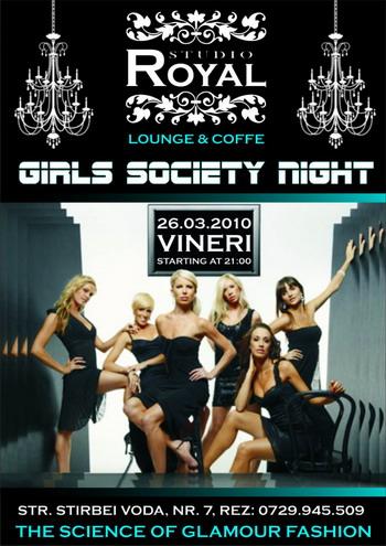 poze girl night society in royal studio