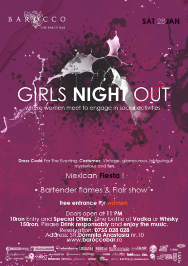 poze girls night event in barocco bar