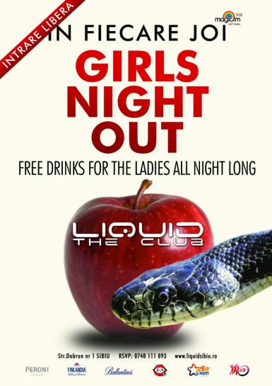 poze girls night out liquid the club