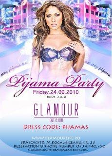 poze glamour pijama party