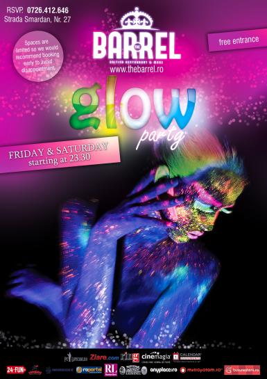 poze glow party the barrel bucuresti