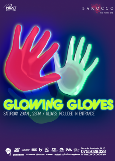 poze glowing gloves la barocco bar