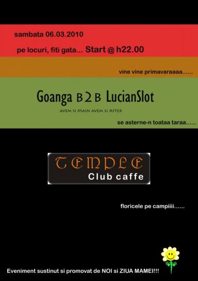 poze goanga b2b lucian slot in temple club