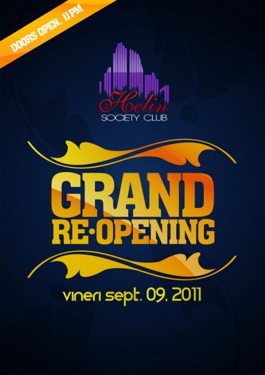 poze grand reopening helin society club craiova