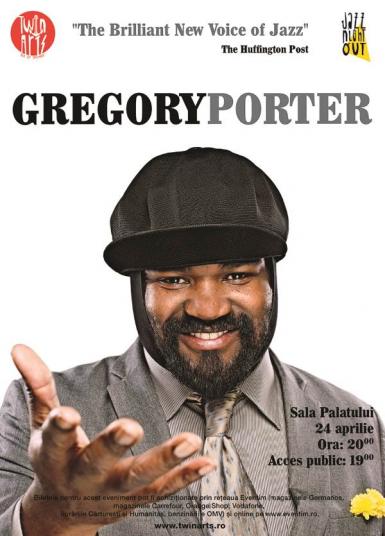 poze gregory porter la sala palatului