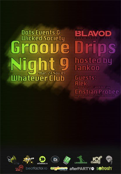 poze groove drips night