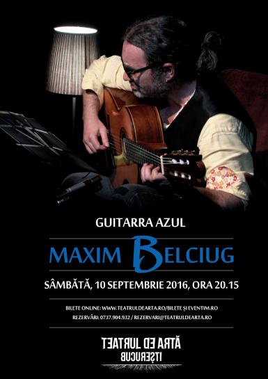 poze guitarra azul recital maxim belciug