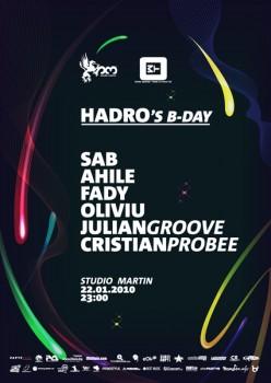 poze hadro s b day in studio martin din bucuresti